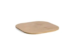 Zeller Küchenhelfer<Brotkasten Metall mit Bambusdeckel 14,5 cm x 26,5 cm x 26,5 cm