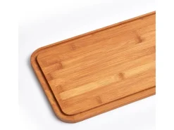 New Zeller Brotkasten Metall mit Bambusdeckel 42,5 cm x 23 cm x 12,3 cm Matt Schwarz