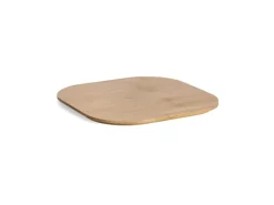 Zeller Brotkasten Metall mit Bambusdeckel 14,5 cm x 26,5 cm x 26,5 cm< Küchenhelfer