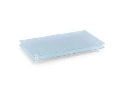 Zeller Schneidebretter|Kochfelder<Glasschneideplatten-Set 2-teilig Transparent