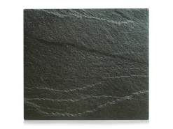 Zeller Herdblende-/Abdeckplatte Schiefer-Optik Glas 50 cm x 56 cm Anthrazit< Küchenrückwände|Küchenhelfer