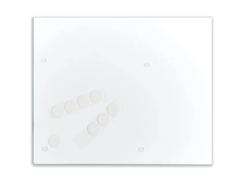 Zeller Herdblende-/Abdeckplatte Schiefer-Optik Glas 50 cm x 56 cm Anthrazit< Küchenrückwände|Küchenhelfer