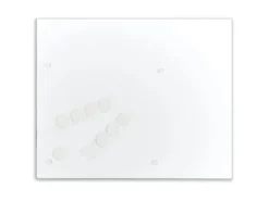 Zeller Küchenhelfer|Kochfelder<Herdblende-/Abdeckplatte Granit-Optik Glas 50 cm x 56 cm Anthrazit