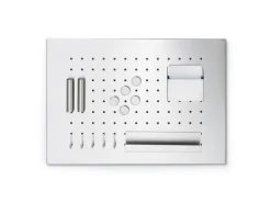 Sale Zeller Memoboard mit Utensilien 50 cm x 35 cm x 1,5 cm Edelstahl