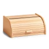 Clearance Zeller Rollbrotkasten Buche 18 cm x 28,2 cm x 39 cm Natur