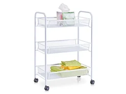Zeller Servierwagen<Rollwagen Mesh 62,5 cm x 26 cm x 44 cm