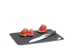 Zeller Schneidebretter<Schneidematten-Set Kunststoff 2-teilig 29 cm x 38 cm Anthrazit/Grau
