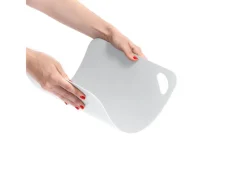 Zeller Schneidebretter<Schneidematten-Set Kunststoff 2-teilig 29 cm x 38 cm Anthrazit/Grau