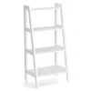 Zeller Standregal mit 4 Ablagen MDF 43 cm x 32 cm x 90 cm Weiß< Küchenregale