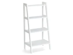 Zeller Standregal mit 4 Ablagen MDF 43 cm x 32 cm x 90 cm Weiß< Küchenregale