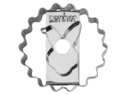 Zenker Aussstecher Linzer Hasenkopf ca. 50 mm x 50 mm x 26 mm Silber< Küchenhelfer
