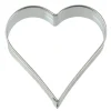 New Zenker Ausstecher Herz 6,3 cm x 6,5 cm Silber