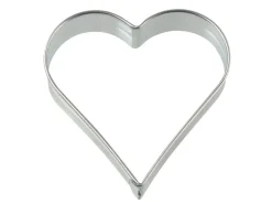 New Zenker Ausstecher Herz 6,3 cm x 6,5 cm Silber