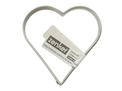 New Zenker Ausstecher Herz 6,3 cm x 6,5 cm Silber
