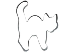 Küchenhelfer<Zenker Ausstecher Katze 9,5 cm x 7,9 cm x 2,6 cm Silber