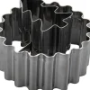 Küchenhelfer<Zenker Ausstecher Linzer mit Tannenbaum Ø 54 mm x 36 mm Silber
