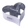 Outlet Zenker Patisserie Zenker Ausstecher Linzer Herz 2 in 1 Silber