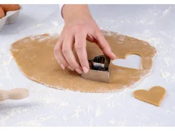 Outlet Zenker Patisserie Zenker Ausstecher Linzer Herz 2 in 1 Silber