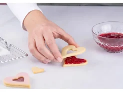 Outlet Zenker Patisserie Zenker Ausstecher Linzer Herz 2 in 1 Silber
