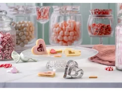 Outlet Zenker Patisserie Zenker Ausstecher Linzer Herz 2 in 1 Silber