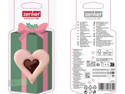 Outlet Zenker Patisserie Zenker Ausstecher Linzer Herz 2 in 1 Silber