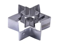 Outlet Zenker Patisserie Zenker Ausstecher Linzer Stern 2 in 1 Silber