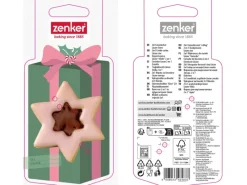 Outlet Zenker Patisserie Zenker Ausstecher Linzer Stern 2 in 1 Silber