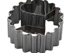 Zenker Ausstecher Linzer mit Herz Ø 54 mm x 36 mm Silber< Küchenhelfer