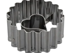 Zenker Ausstecher Linzer mit Herz Ø 54 mm x 36 mm Silber< Küchenhelfer