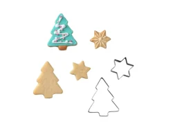 Zenker Patisserie Küchenhelfer<Zenker Ausstecher-Set Baum und Stern Silber 2-teilig