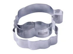 Zenker Patisserie Zenker Ausstecher-Set Santa Silber 2-teilig< Küchenhelfer