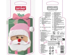 Zenker Patisserie Zenker Ausstecher-Set Santa Silber 2-teilig< Küchenhelfer