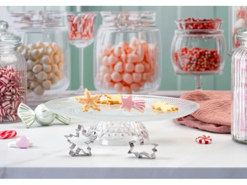 Zenker Patisserie Küchenhelfer<Zenker Ausstecher-Set Sternschnuppe und Schneeflocke Silber 2-teilig