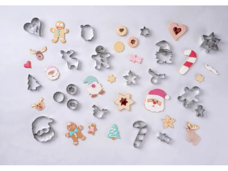 Zenker Patisserie Küchenhelfer<Zenker Ausstecher-Set Sternschnuppe und Schneeflocke Silber 2-teilig
