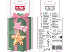 Zenker Patisserie Küchenhelfer<Zenker Ausstecher-Set Sternschnuppe und Schneeflocke Silber 2-teilig