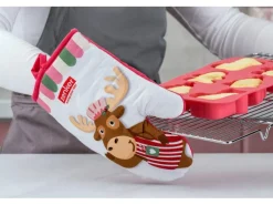 Zenker Patisserie Zenker Backhandschuh Elch-Motiv Mehrfarbig