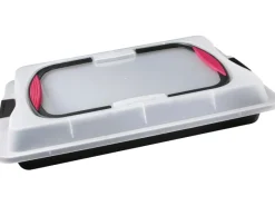 Zenker Blechkuchenform Special To Go mit Tragehaube 7,5 cm x 42 cm x 29 cm< Küchenhelfer