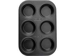Küchenhelfer<Zenker Muffinform 6er 28 cm x 19 cm Anthrazit
