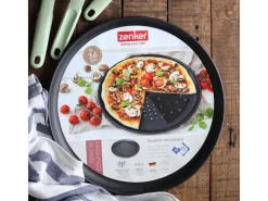 Zenker Pizzaform mit Lochung Ø 36 cm< Küchenhelfer