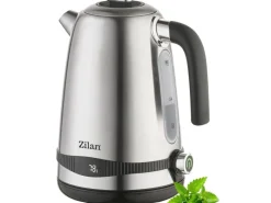 Zilan Haushaltsgeräte<ZLN-1000 Wasserkocher mit Temperatureinstellung Edelstahl 1,7 L