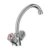 Discount Zweigriff-Waschtischarmatur Ledro Chrom Niederdruck